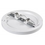 Downlight panel LED Redondo 230mm 18W, 15W ó 10W CCT seleccionable, Corte ajustable con sensor de movimiento y crepuscular